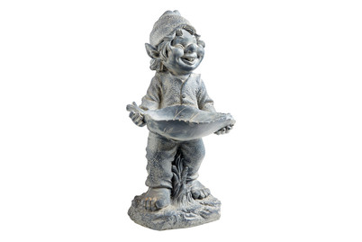 Image of Gartec Gnom Asti mit Blatt 20x19x40cm bei JUMBO