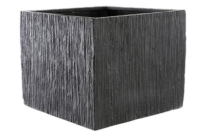 Image of Gartec Pflanzgefäss Cube Ribbed 37 x 37 x 31 cm bei JUMBO