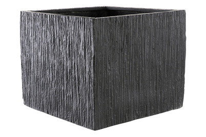 Image of Gartec Pflanzgefäss Cube Ribbed 45 x 45 x 38 cm bei JUMBO