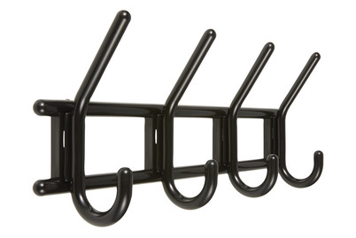 Image of Garderobe Venus4 Haken schwarz bei JUMBO