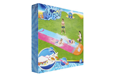 Image of Bestway Wasserrutsche mit 2 Rutschbahnen Llama Rama bei JUMBO