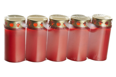 Image of Grabkerzen NR. 3 ROT bei JUMBO