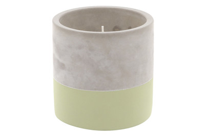 Image of Citronella Kerze im Zement-Topf grün bei JUMBO