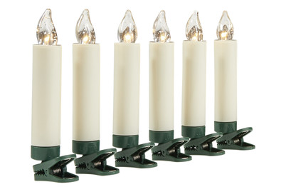 Image of Batteriebetriebene LED Baumkerzen Lumix Ivor Erweiterung bei JUMBO
