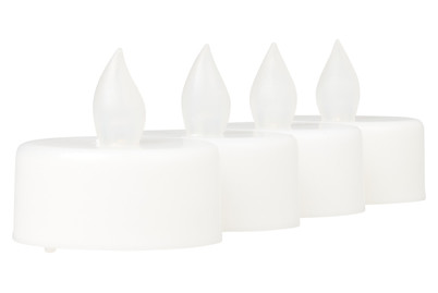 Image of LED Teelichter 3 x 4 cm weiss bei JUMBO