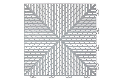 Image of Bergo Klick-Bodenplatte Kunststoff Unique 377x377mm bei JUMBO