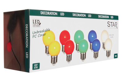 Image of Star Trading LED Leuchtmittel E27 Outdoor 10er bei JUMBO