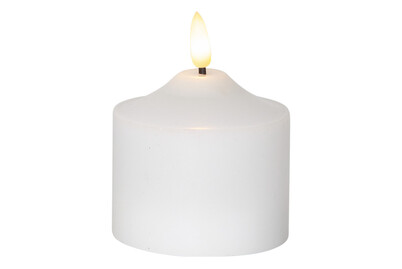 Image of LED Wachskerze Flamme weiss bei JUMBO
