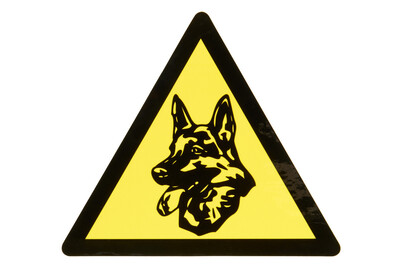 Image of Pentatech Warnaufkleber Wachhund