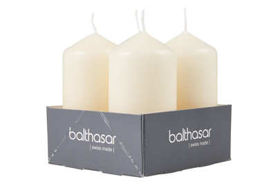 Image of Zylinderkerze 4er-Set Ecru bei JUMBO