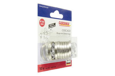 Image of Gardinia Ring Gleiter und Faltenlegehaken bei JUMBO