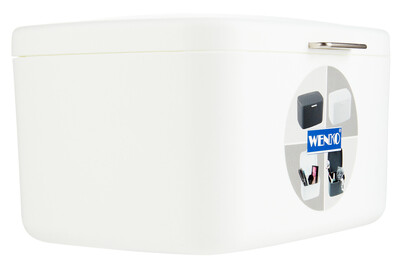 Image of Badbox mit Deckel Mod. Barcelona weiss bei JUMBO