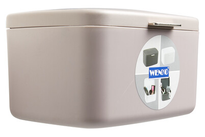 Image of Badbox mit Deckel Barcelona taupe bei JUMBO