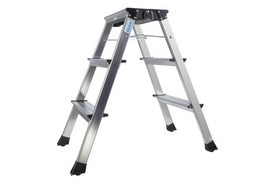 Image of Doppel-Klapptritt Rolly Aluminium 3 Stufen bei JUMBO