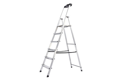 Image of Stufen-Stehleiter Safety 6 Stufen bei JUMBO
