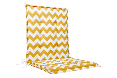 Image of SUN Garden Kissen Genua Nieder Streifen senfgelb bei JUMBO