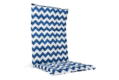 Image of SUN Garden Kissen Genua Hoch Streifen blau bei JUMBO