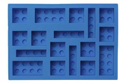 Image of Lego Eiswürfelschale Lego Ice Cube Tray blue