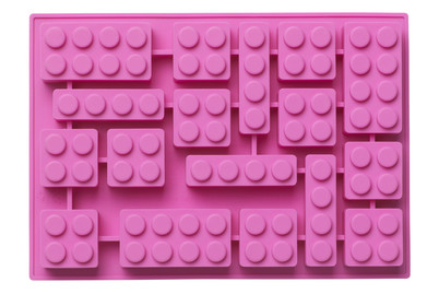 Image of Lego Eiswürfelschale Lego Ice Cube Try pink