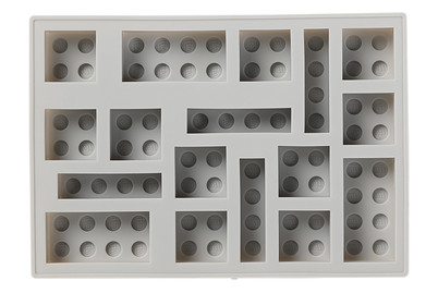 Image of Lego Eiswürfelform Lego grau bei JUMBO