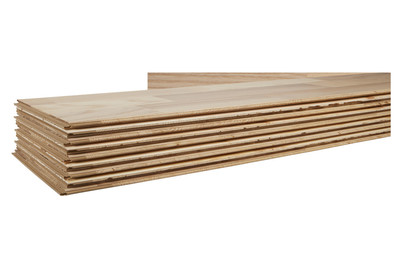 Image of Parkett 3-Stab Esche weiss 10 mm bei JUMBO