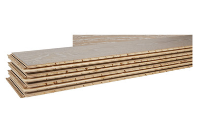 Image of Parkett Landhausdiele Eiche Grau 14 mm bei JUMBO