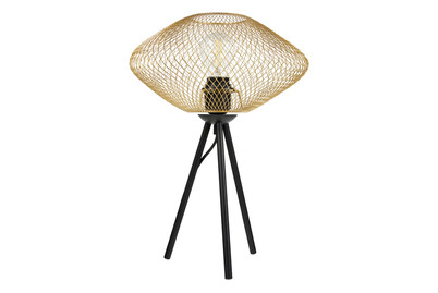 Image of Tischlampe Mesh schwarz-gold bei JUMBO