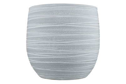 Image of Pflanztopf Keramik Doris Grau 28X27Cm bei JUMBO