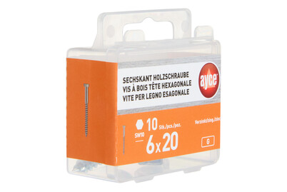 Image of ayce Sechskantholzschraube verzinkt bei JUMBO