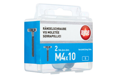 Image of ayce Rändelschraube M4 bei JUMBO