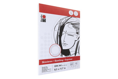 Image of Marabu Skizzenblock, 80 Blatt bei JUMBO