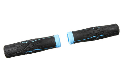 Image of Fischer Lenkergriffe Dude Dd27B schwarz/blau bei JUMBO