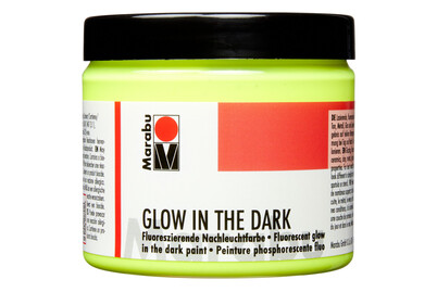 Image of Marabu Glow In The Dark. Nachleucht-gelb