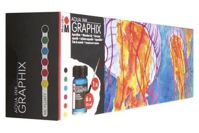 Image of Marabu Aqua INK Graphix Starterset bei JUMBO