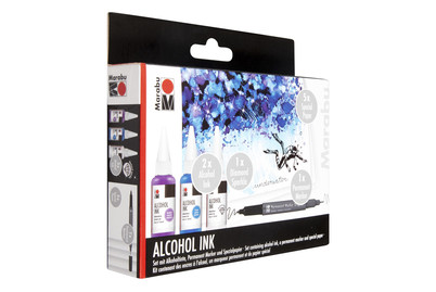 Image of Marabu Alcohol Ink Set Underwater