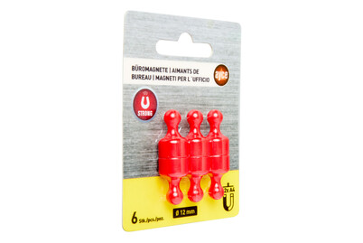 Image of ayce Büromagnete Stark ROT bei JUMBO