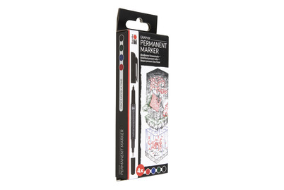 Image of Marabu Permanent Marker Graphix 4er-Set bei JUMBO