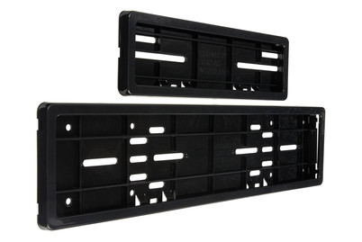 Image of Kennzeichenhalter Schwarz 50X11+30X8C bei JUMBO