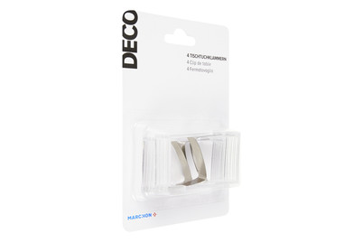 Image of Deco Tischtuchklammern transparent bei JUMBO