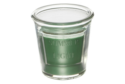 Image of Citronella Duftkerze IM Glas Dunkelgruen bei JUMBO