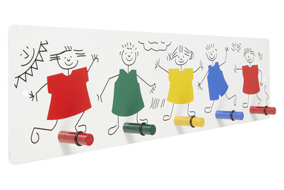 Image of Garderobe Kinder Metall farbig bei JUMBO