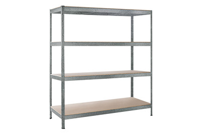 Image of Schwerlastregal Stecksystem XXL granit 180x160x60cm bei JUMBO