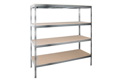 Image of Schwerlastregal Stecksystem XXL verzinkt 180x160x60cm bei JUMBO