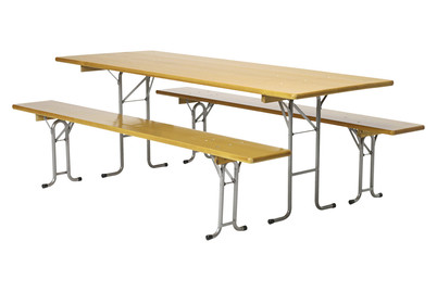 Image of Festbankgarnitur mit Stahlrohrfüssen II bei JUMBO