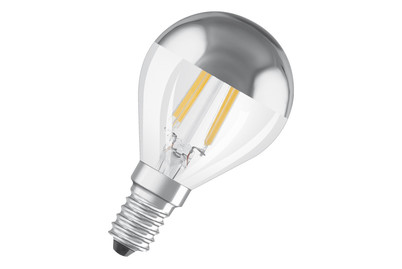 Image of Osram LED-Leuchtmittel Retrofit Classic P Mirror Silver E14 bei JUMBO