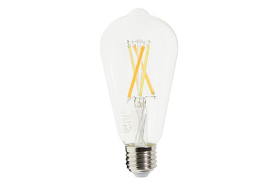 Image of LED Glühbirne Wiz weisses Filament St64 transparent E27 bei JUMBO