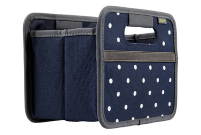 Image of Faltbox Mini Marine Blau Punkte bei JUMBO