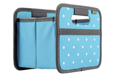 Image of Faltbox Mini Azur Blau Punkte bei JUMBO
