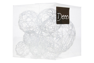 Image of Drahtball-mix-set silber 10tlg Ass. bei JUMBO