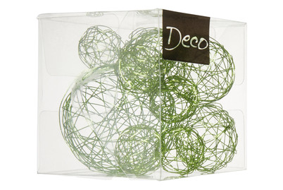 Image of Drahtball-mix-set Apfelgrün 10tlg Ass. bei JUMBO